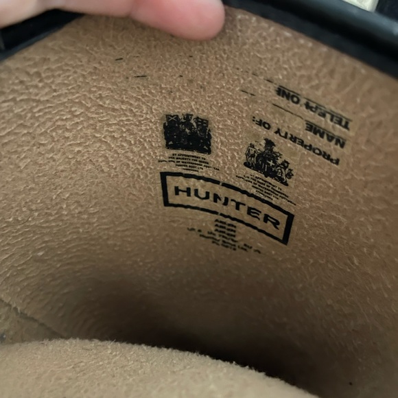 Hunter Arlen Plaid Rain Boots size 7 - Picture 2 of 4